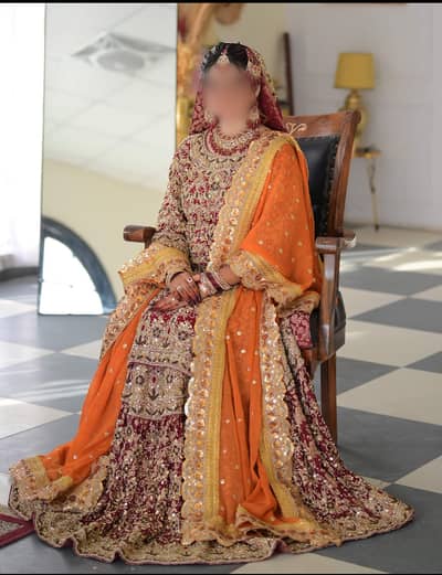 Once wear bridal dress