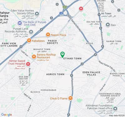Prime Location 5 Marla Residential Plot For Sale In Etihad Town Phase 1, Lahore