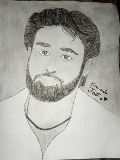 Islamic Painting, Pencil Sketch & Calligraphy - Kanwal Jatt Art