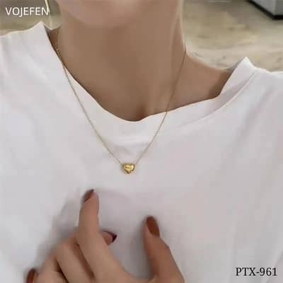 Heart Shape Trending Korean Necklace Pendent