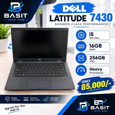 Dell 7430 i5 12th Gen 16GB 256GB Heavy Processor  85,000