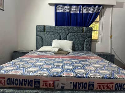 King Bed with side tables