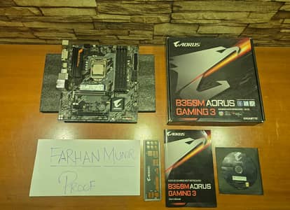 i5 9400f Processor , B360 Gaming Motherboard , 500 GB nvme