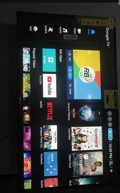 LCD TV Wi-Fi wali 4K result best new condition sell