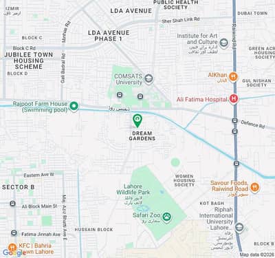 1.4 Kanal Premium Plot For Sale In Dream Garden, Lahore
