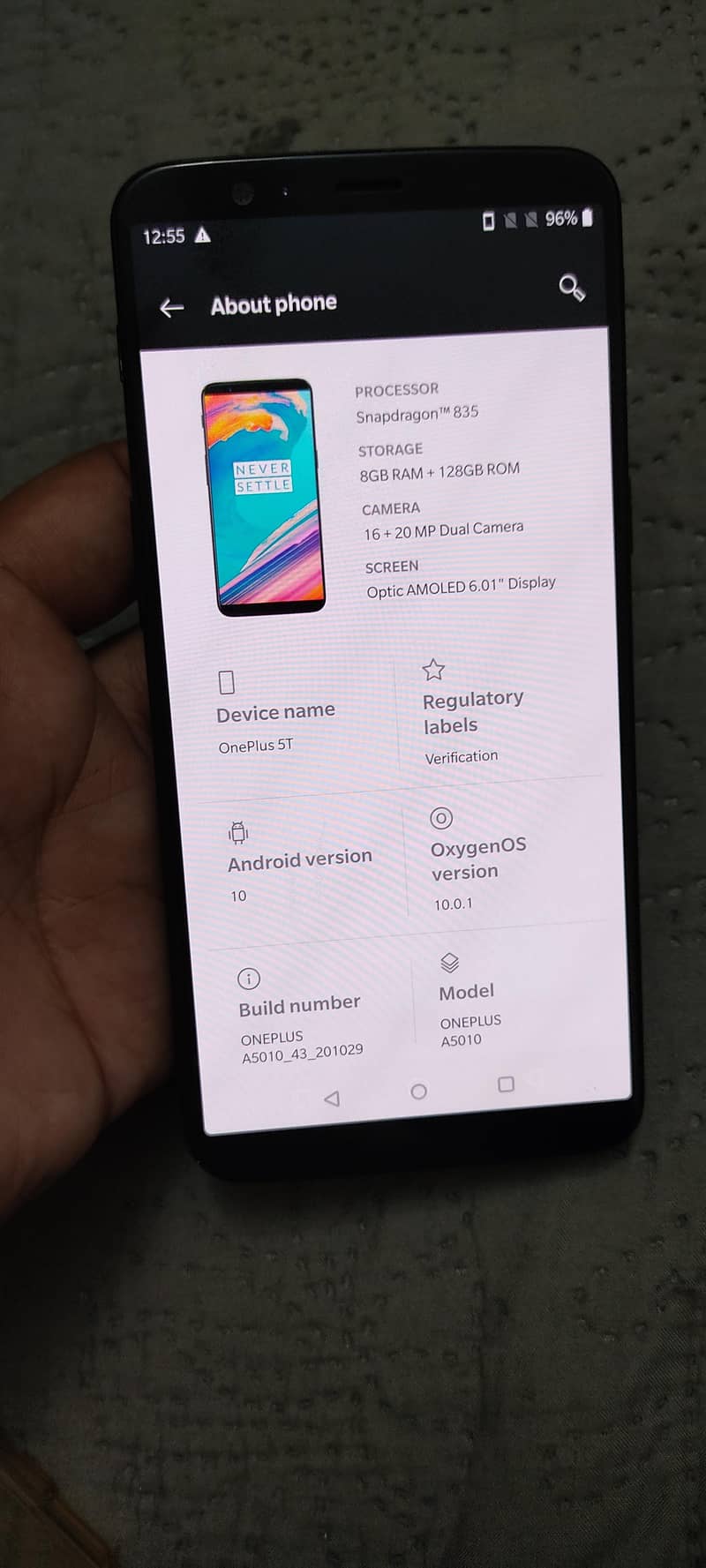 One Plus 5T 8/128 1