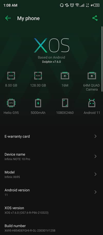 Infinix Note 10 Pro
