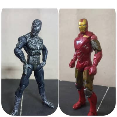 Marvel Ironman and Amazing Spiderman Action Figure