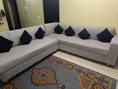 L Shape lounge sofa 7 seater