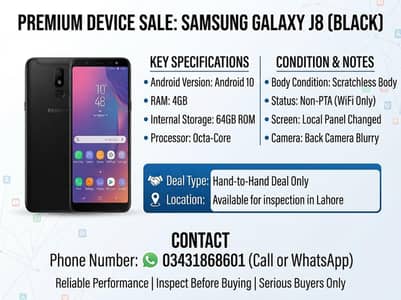 Urgent Sale Samsung Galaxy J8