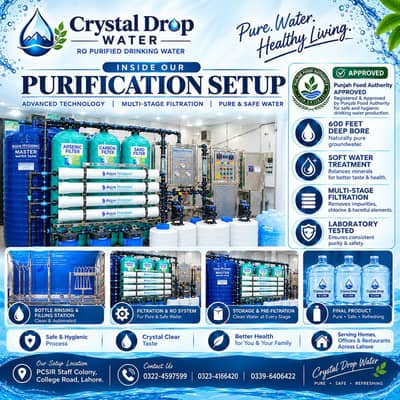 Crystal Drop Water