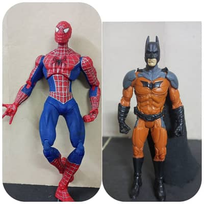 The Amazing spiderman deluxe and Batman Dark knight action figure