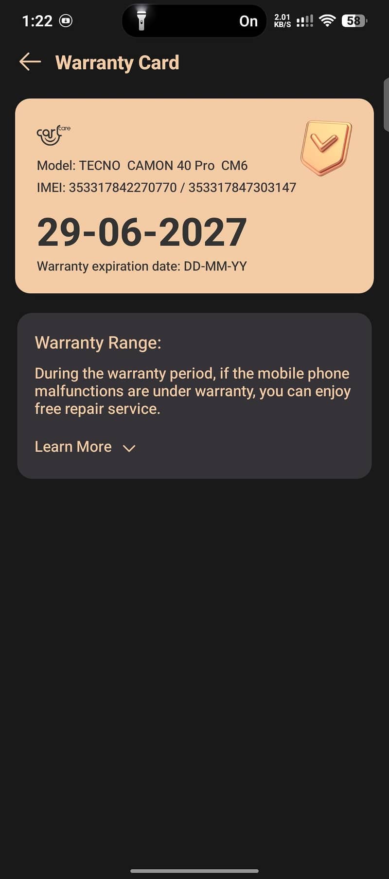 Tecno CAMON 40 Pro 4