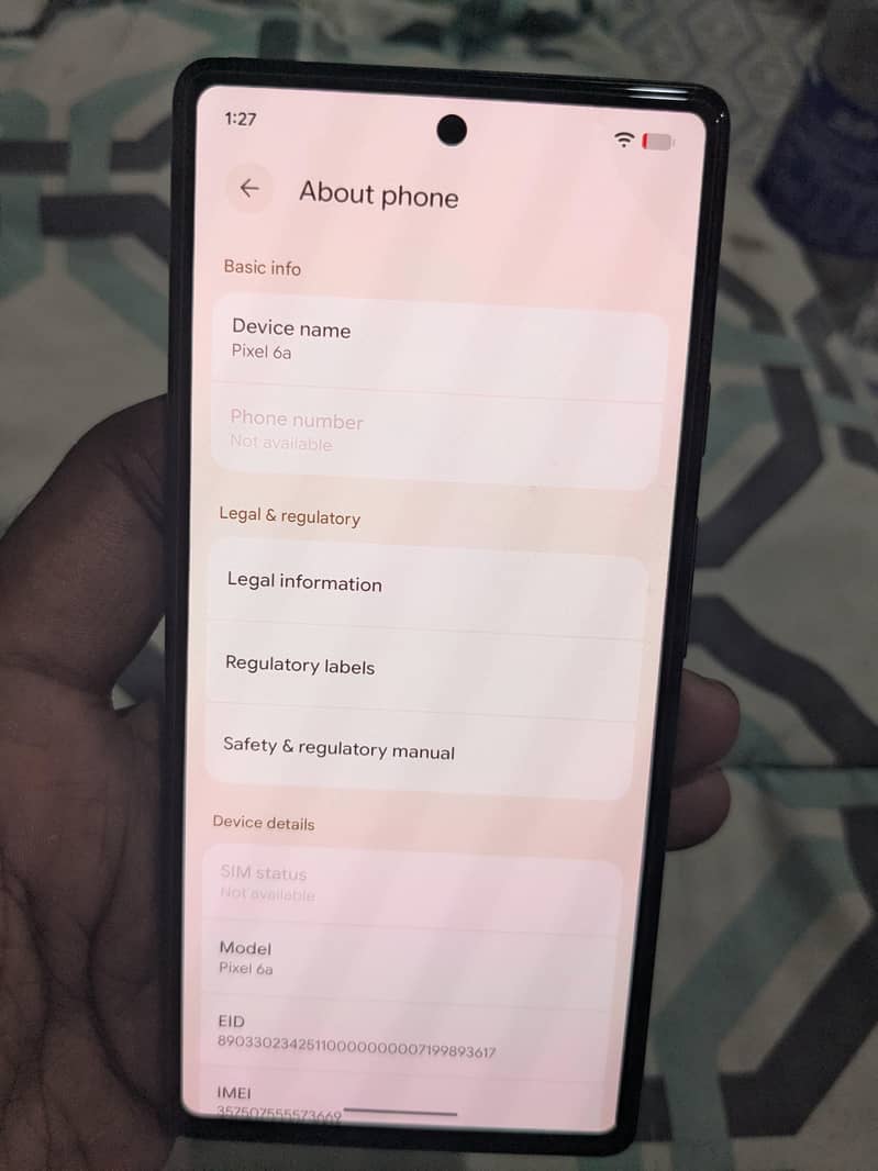 google pixel 6A 6