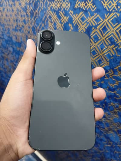 Apple iPhone 16 Plus jv black clour condition 10/9 03289982483 whatsap