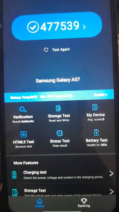 Samsung a07 4g 2mont old