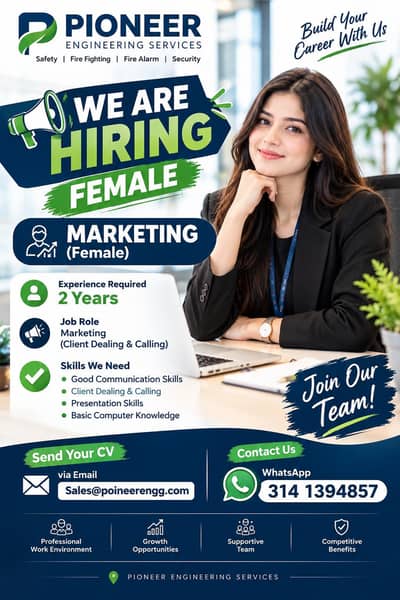 We are hiring Female