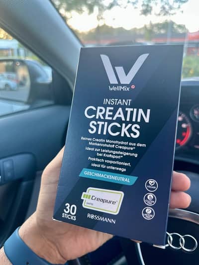 Original Creapure® Creatine – Made in Germany | 30 Sticks