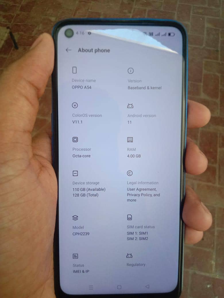 OPPO A54 0
