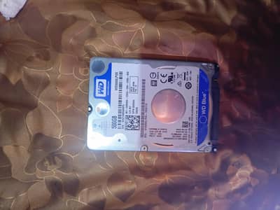 Laptop Hard Disk 500GB 100percent Health