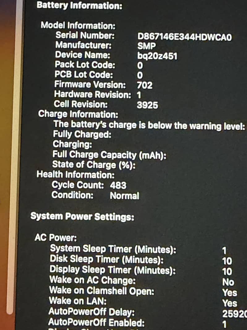 2017 MacBook  Pro 6