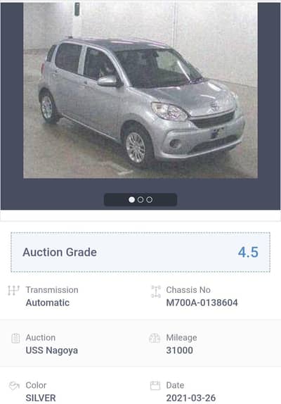 Toyota Passo 2019 2021