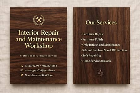 furniture polish & repairing home service