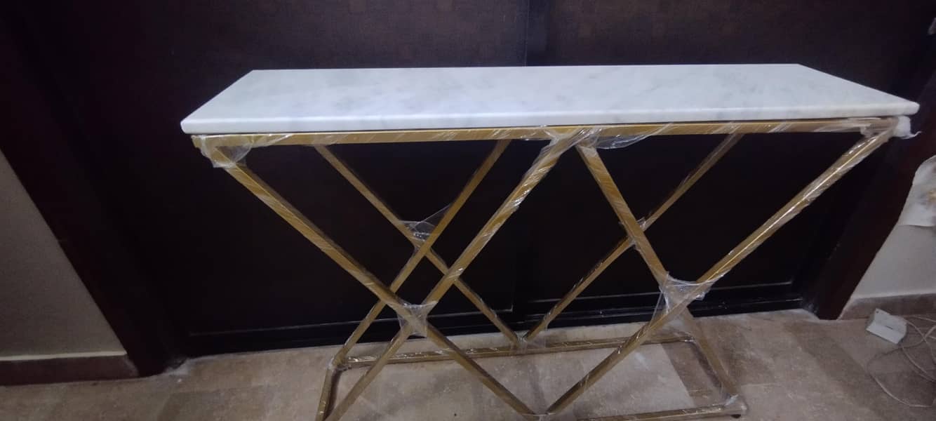 console with marble top 1