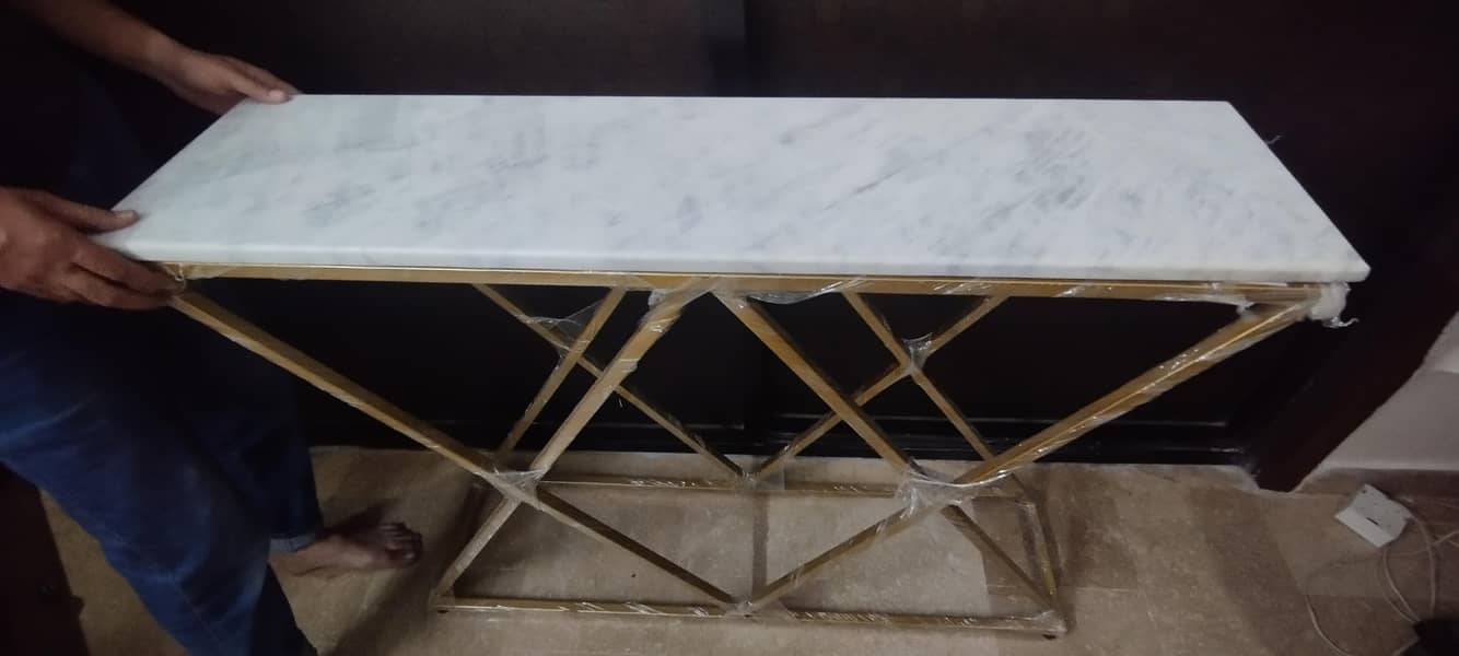 console with marble top 3