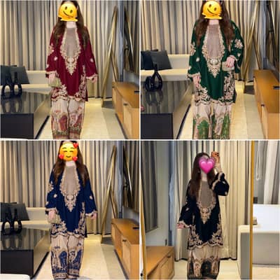  PREMIUM UNSTITCHED 2-PIECE SILK COLLECTION 