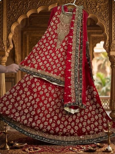 bridal lehenga small size