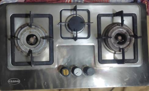 Canon 3 Burner Gas Hob - Full Ok
