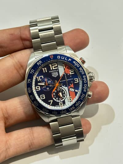 Tag Heuer Formula 1 Gulf Edition for sale.