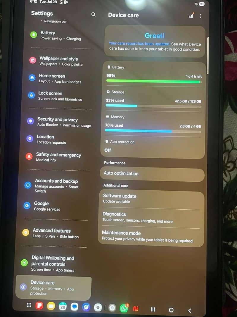 Samsung s6lite 1