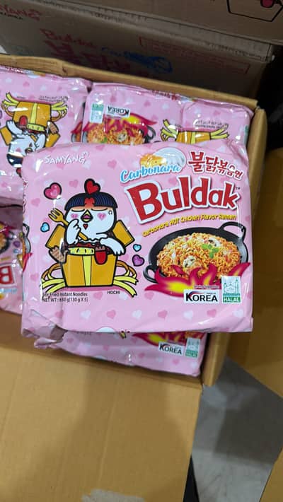 Buldak ramen carbonara