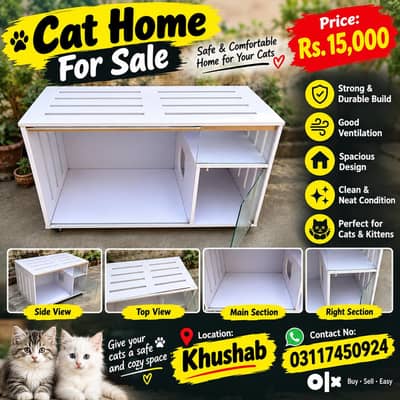 Cat Home for Sale in Khushab