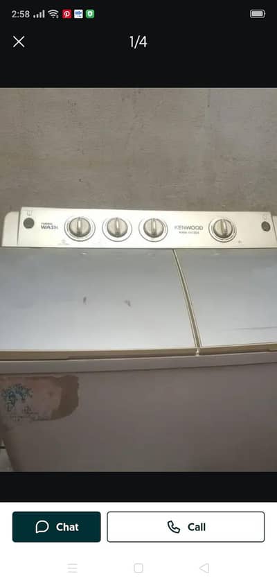 Kenwood washing machine 0323/5557557/