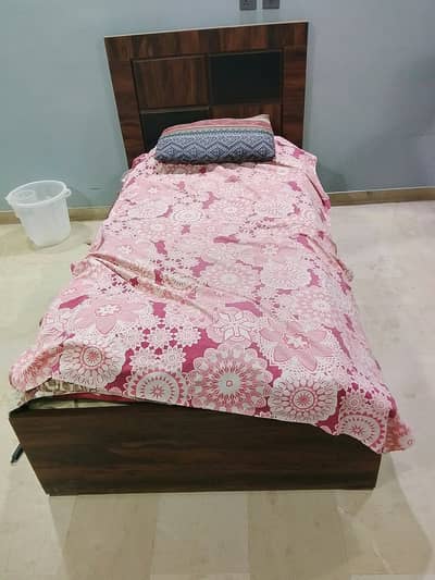 Single Bed With Dressing Table For Sale