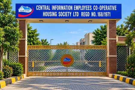 WEST OPEN 400 Sq. Yard Plot for Sale in Central Information Cooperative Housing Society, Scheme 33, Karachi
