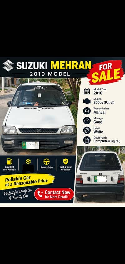 Suzuki Mehran VX 2010