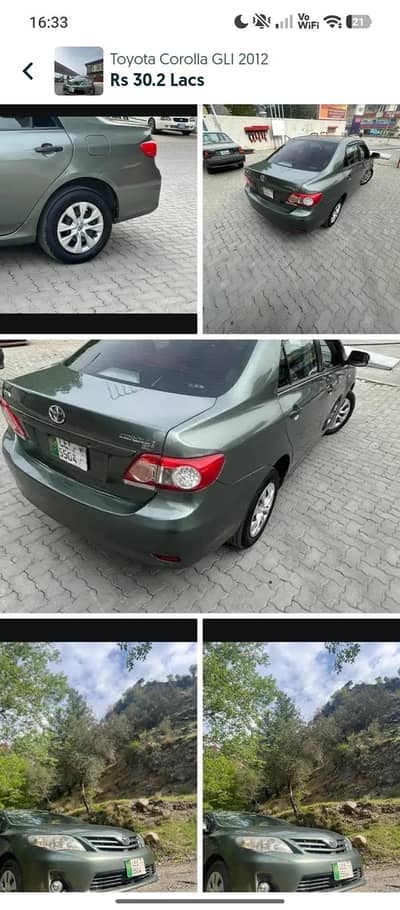 Toyota Corolla GLI 2012