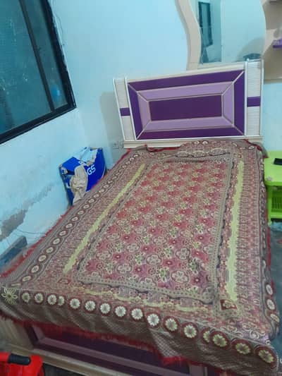 Bed with matters, nolty foam,and dressing table