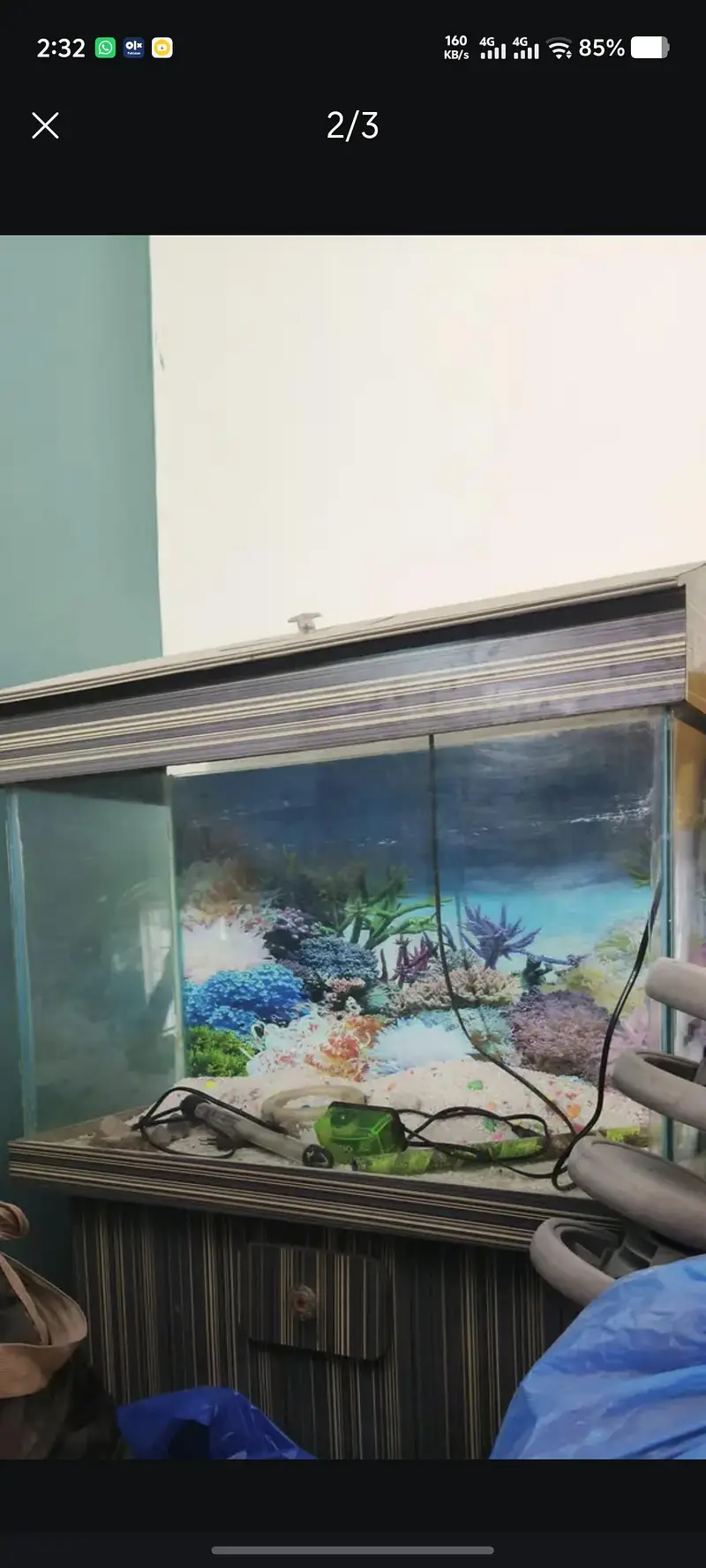 2.5 feet fish aquarium for sale — photo 2