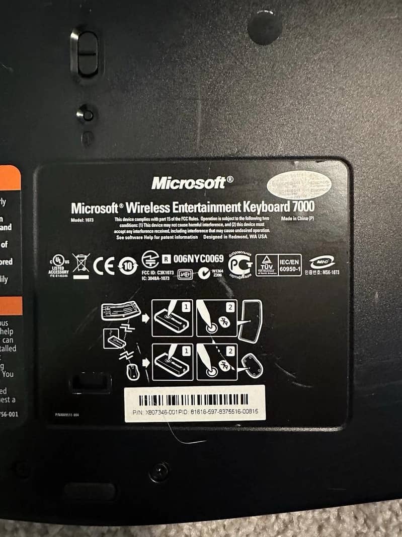 Microsoft bluetooth keyboard model 7000 10