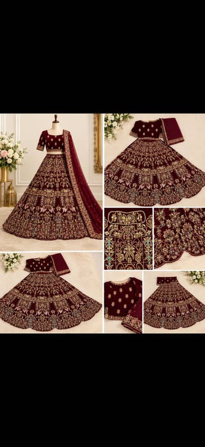 Bridal langha choli