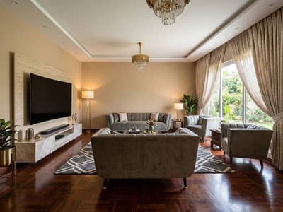 Almost New Premium Sofa Set 3+2+1+1 with 4 Coffee Tables