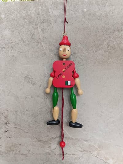 Pinocchio Pull-String Puppet from Italy