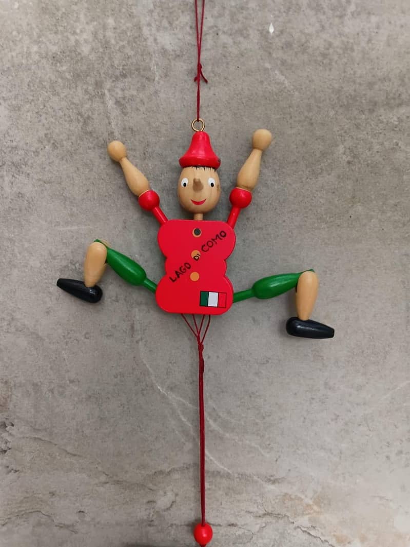 Pinocchio Pull-String Puppet from Italy 2