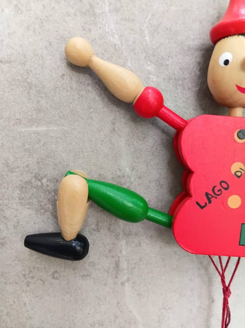 Pinocchio Pull-String Puppet from Italy 6