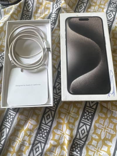 Apple iPhone 15 Pro Max 256GB factory unlock non PTA
